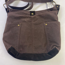 Load image into Gallery viewer, Riverside Designs Handmade by Marcia cotton/suede handbag NWT