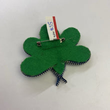 Load image into Gallery viewer, Felt/zipper peacock brooch