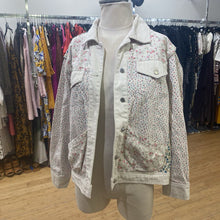 Load image into Gallery viewer, BLANKNYC floral denim jacket S