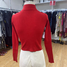 Load image into Gallery viewer, Red knit top XS