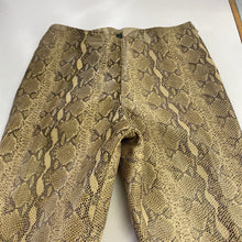 Load image into Gallery viewer, Danier snake print leather pants 4
