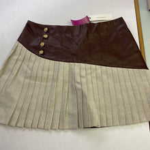 Load image into Gallery viewer, Commense pleather fabric skirt L NWT