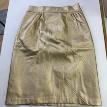 Load image into Gallery viewer, FRNCH pleather metallic skirt M NWT