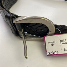 Load image into Gallery viewer, Coach leather braided belt L