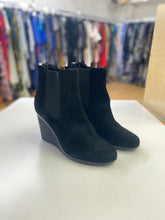 Load image into Gallery viewer, Aquatalia waterproof suede wedge ankle boots NWT 8