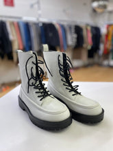 Load image into Gallery viewer, Zara leather combat boots NWT 6.5