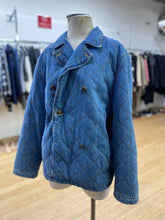 Load image into Gallery viewer, Lauren Ralph Lauren quilted denim jacket L