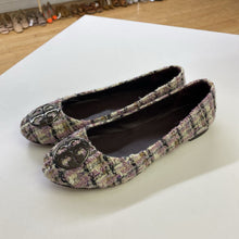 Load image into Gallery viewer, Tory Burch Chelsea Tweed flats 9.5