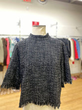 Load image into Gallery viewer, Zara tweed top XL