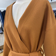Load image into Gallery viewer, Madewell Texture & Thread side tie ribbed cardigan S