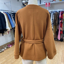 Load image into Gallery viewer, Madewell Texture & Thread side tie ribbed cardigan S
