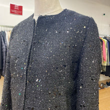 Load image into Gallery viewer, Zara sequin/metallic blazer/jacket M