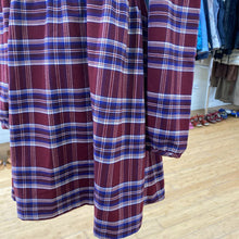Load image into Gallery viewer, Sunday Best plaid flannel dress S