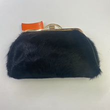 Load image into Gallery viewer, Bodhi leather/fur clutch NWT