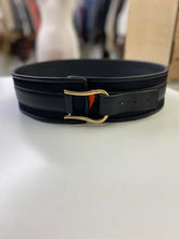 Load image into Gallery viewer, BCBG Max Azria pleather/calfhair wide belt L/XL
