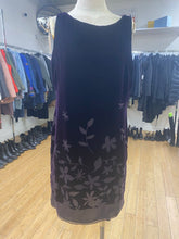 Load image into Gallery viewer, Liz Claiborne vintage velour/silk dress 12