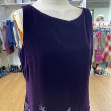 Load image into Gallery viewer, Liz Claiborne vintage velour/silk dress 12