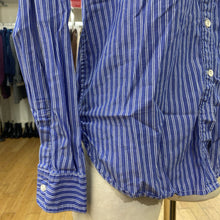 Load image into Gallery viewer, Talula striped boyfriend fit shirt XS