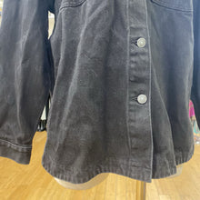 Load image into Gallery viewer, Hudson denim shacket w brooch M