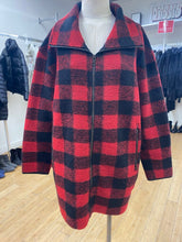 Load image into Gallery viewer, Roots plaid coat XL NWT
