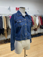 Load image into Gallery viewer, Bluenotes vintage painted denim jacket M