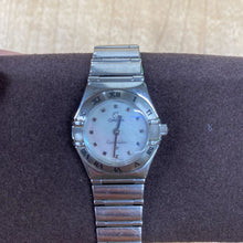 Load image into Gallery viewer, Omega Constellation My Choice Mini Pearl Face Stainless Steel Watch