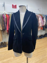 Load image into Gallery viewer, Mango velour blazer 8