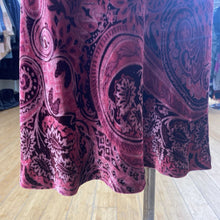 Load image into Gallery viewer, Banana Republic velour paisley Skirt 8