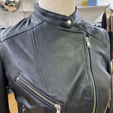 Load image into Gallery viewer, Zara leather moto jacket M
