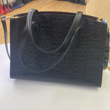 Load image into Gallery viewer, Coach logo leather tote