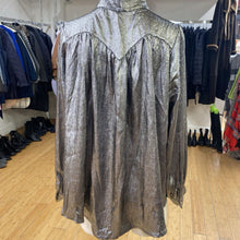 Load image into Gallery viewer, Elli White Metallic top M