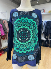 Load image into Gallery viewer, Desigual silky/knit top XL