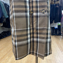 Load image into Gallery viewer, Zara plaid trench Coat S