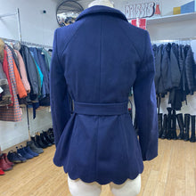 Load image into Gallery viewer, Ted Baker wool/cashmere/blend scalloped light coat 1