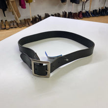 Load image into Gallery viewer, Black leather belt