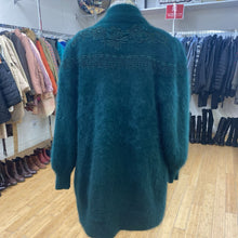 Load image into Gallery viewer, Lady Monica vintage angora blend sweater coat M/L