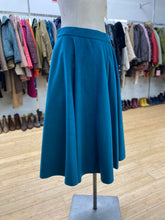 Load image into Gallery viewer, Teal midi skirt