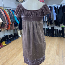 Load image into Gallery viewer, Laundry cotton/silk/velour dress 4