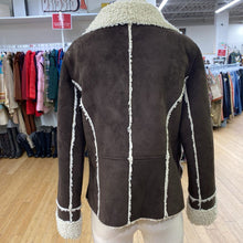 Load image into Gallery viewer, Calvin Klein faux sherpa jacket L