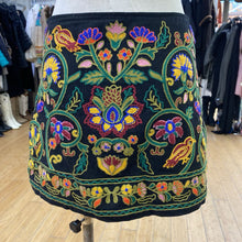 Load image into Gallery viewer, Zara embroidered mini skirt XS
