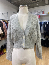 Load image into Gallery viewer, Part Two wool/mohair open knit cardi XS