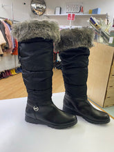 Load image into Gallery viewer, Michael Kors leather/quilted tall boots 7.5