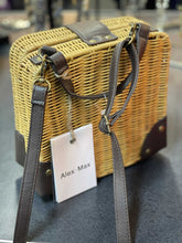 Load image into Gallery viewer, Alex Max Wicker handbag NWT