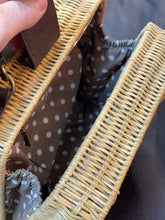 Load image into Gallery viewer, Alex Max Wicker handbag NWT