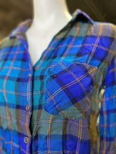 Load image into Gallery viewer, Cloth & Stone plaid top XS