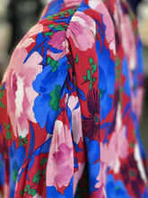 Load image into Gallery viewer, Zara floral,banded waist top S