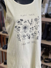 Load image into Gallery viewer, Comfort Colors Plant These Save The Bees Sleeveless Top S