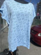 Load image into Gallery viewer, Twik/Simons Cat Top Short Sleeve L