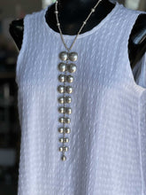 Load image into Gallery viewer, Long Silver Necklace