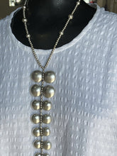 Load image into Gallery viewer, Long Silver Necklace